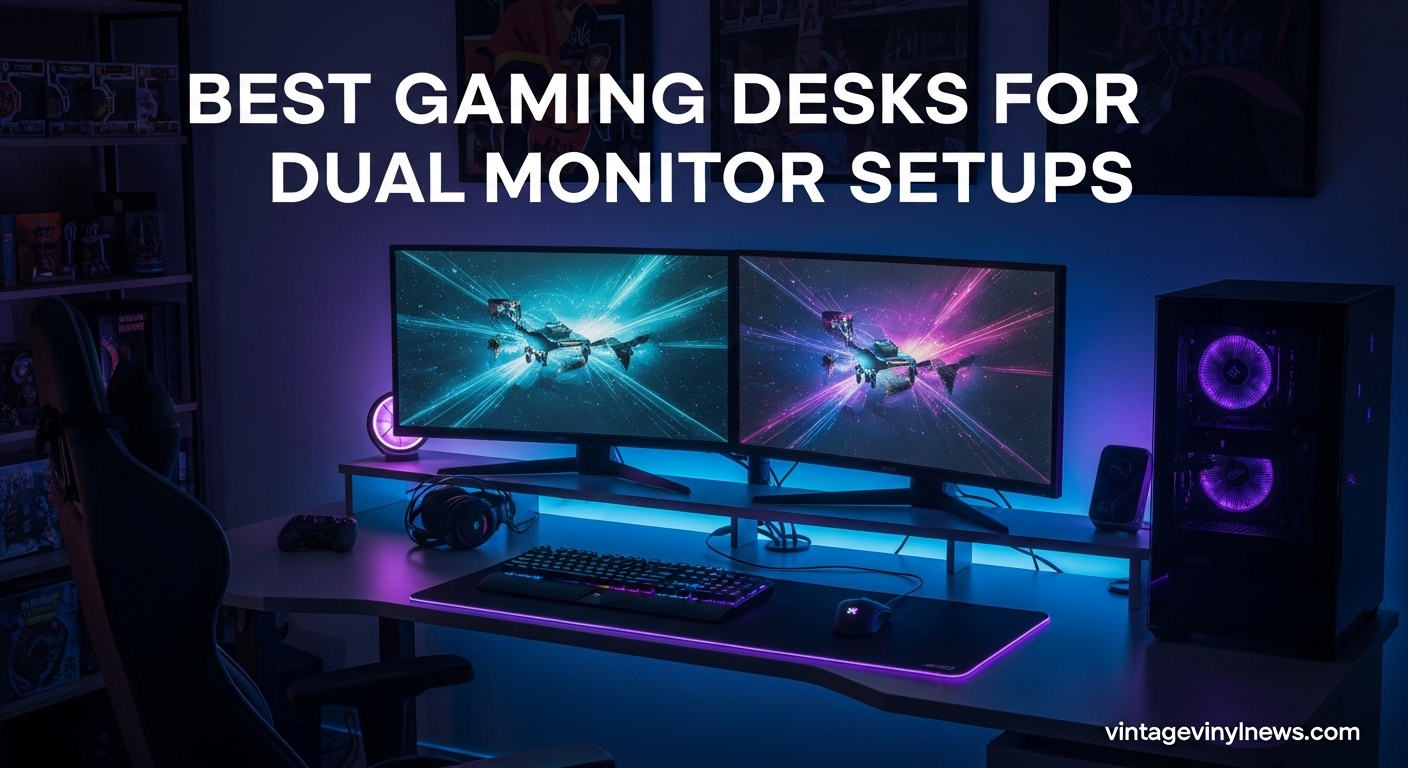Best Gaming Desks for Dual Monitor Setups
