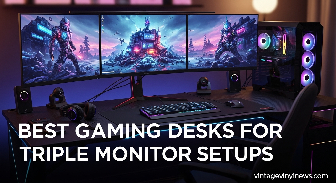 Best Gaming Desks for Triple Monitor Setups