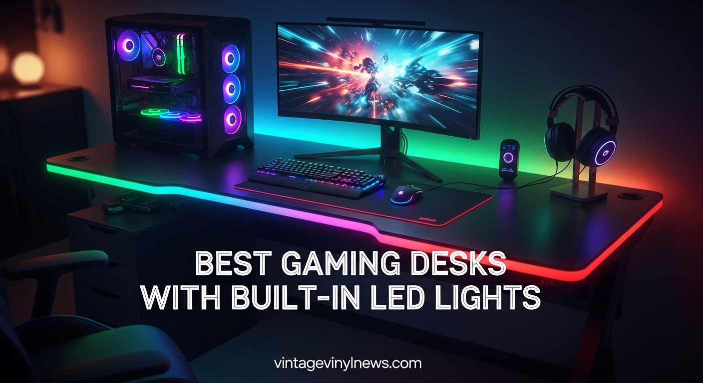 Best Gaming Desks with Built-in LED Lights