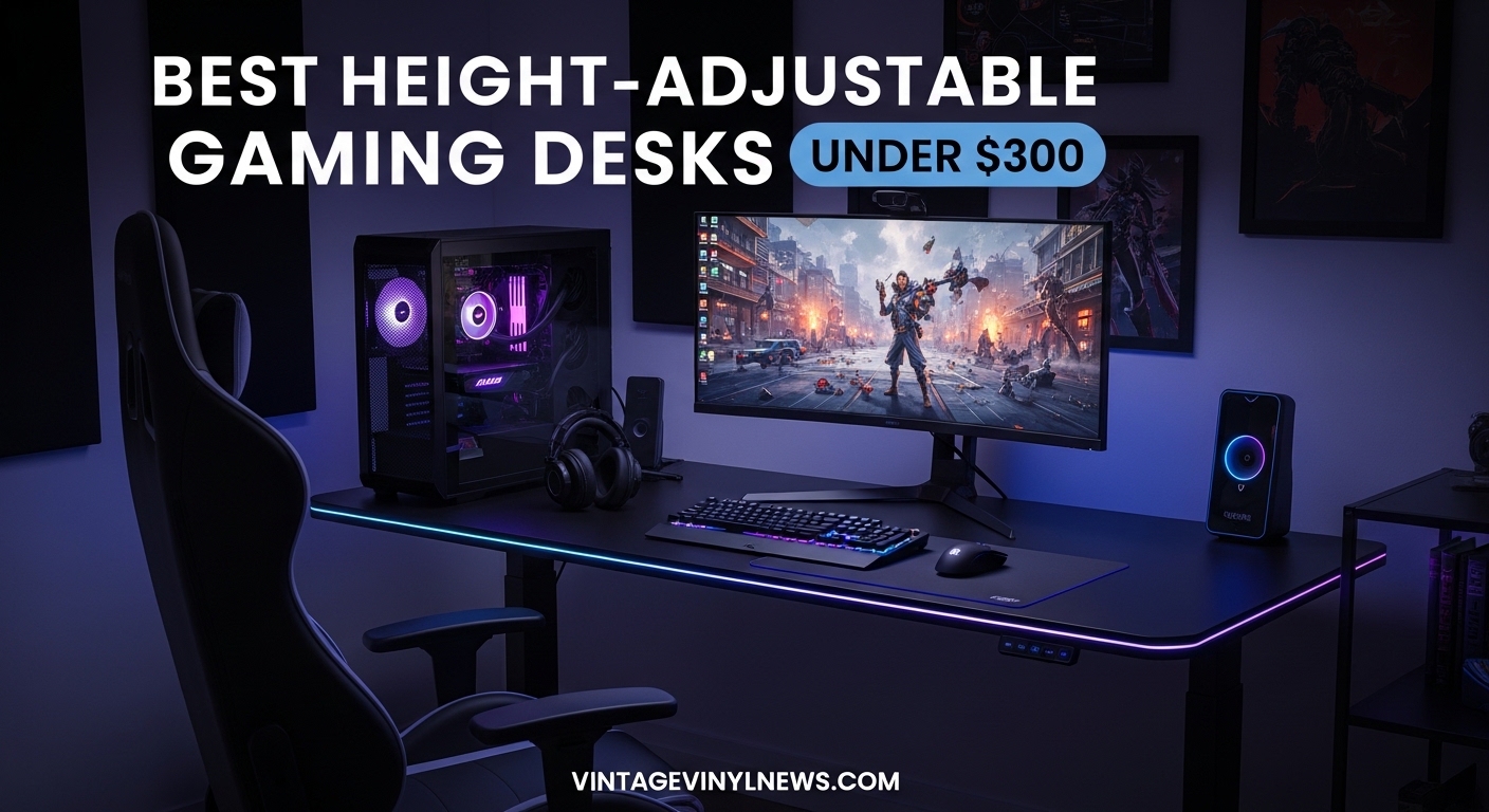 Best Height-Adjustable Gaming Desks Under $300
