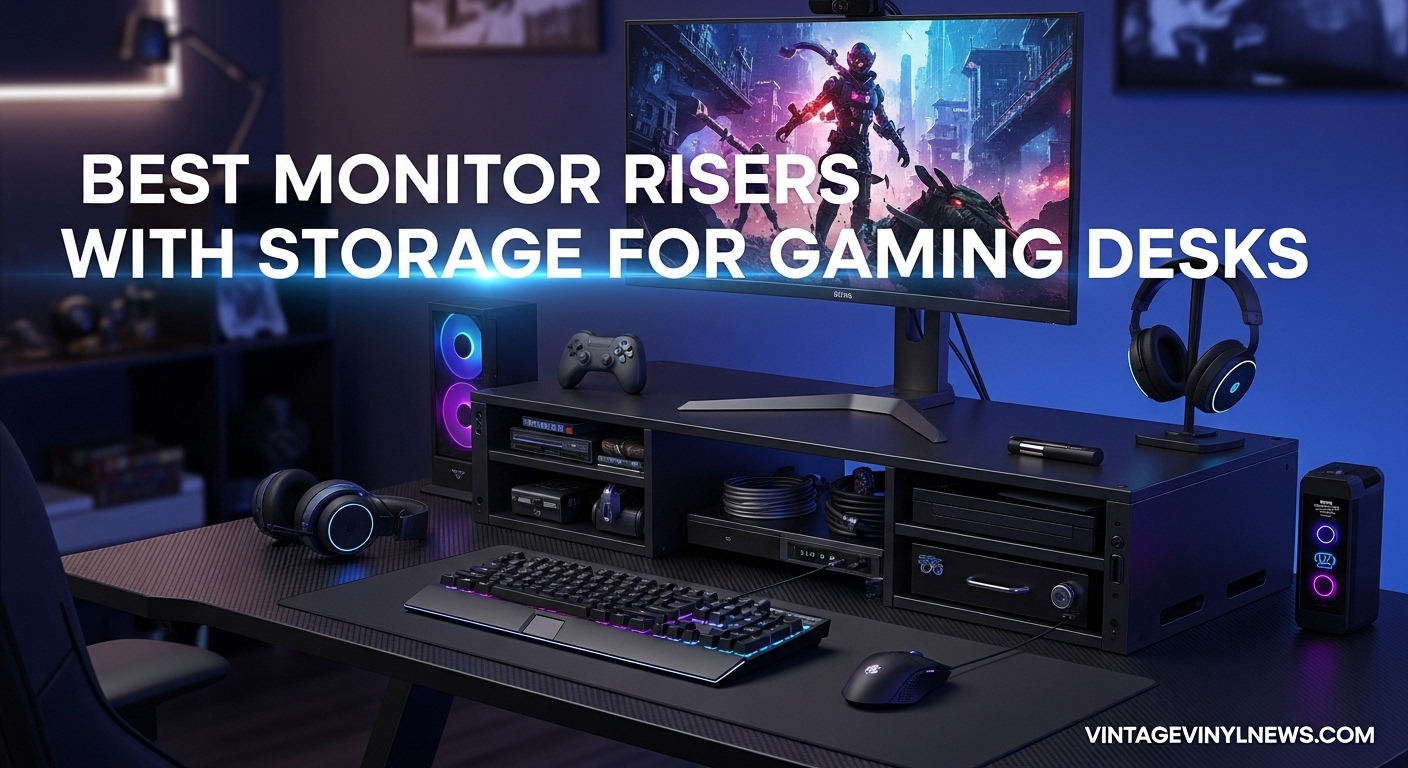 Best Monitor Risers with Storage for Gaming Desks
