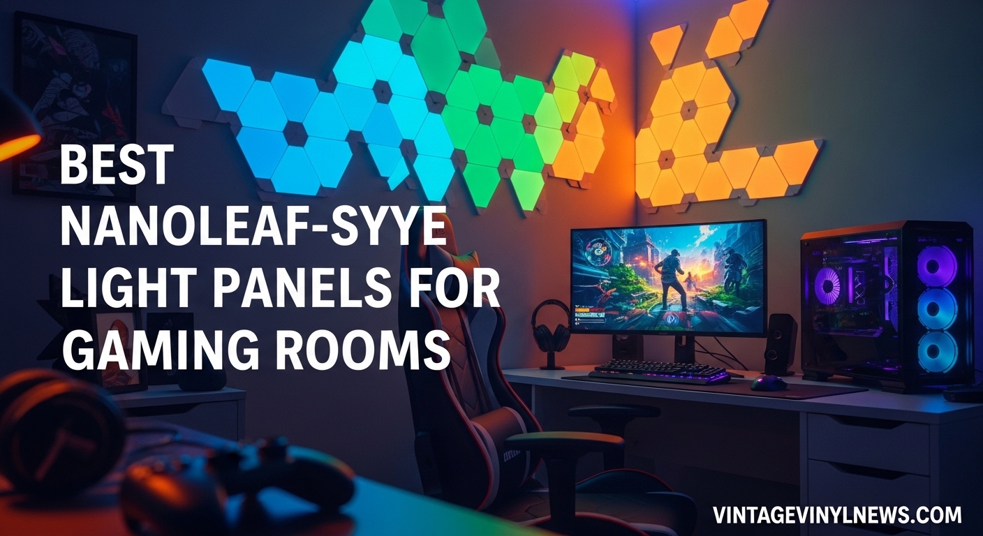 Best Nanoleaf-Style Light Panels for Gaming Rooms