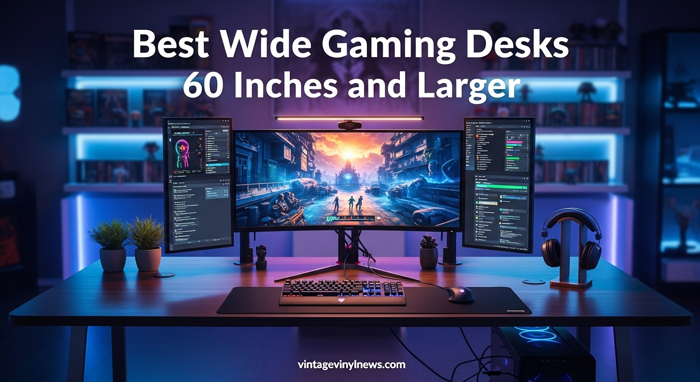Best Wide Gaming Desks 60 Inches and Larger