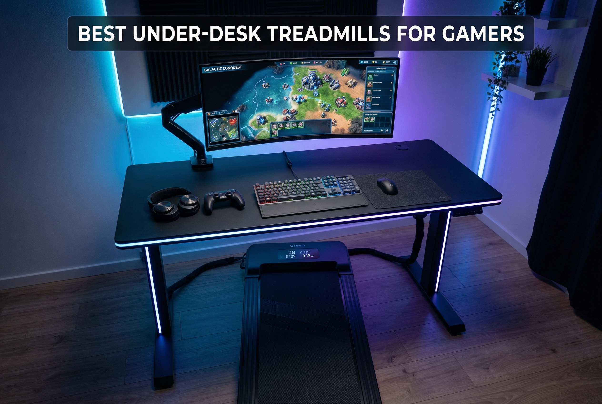 Best under-desk treadmills for gamers