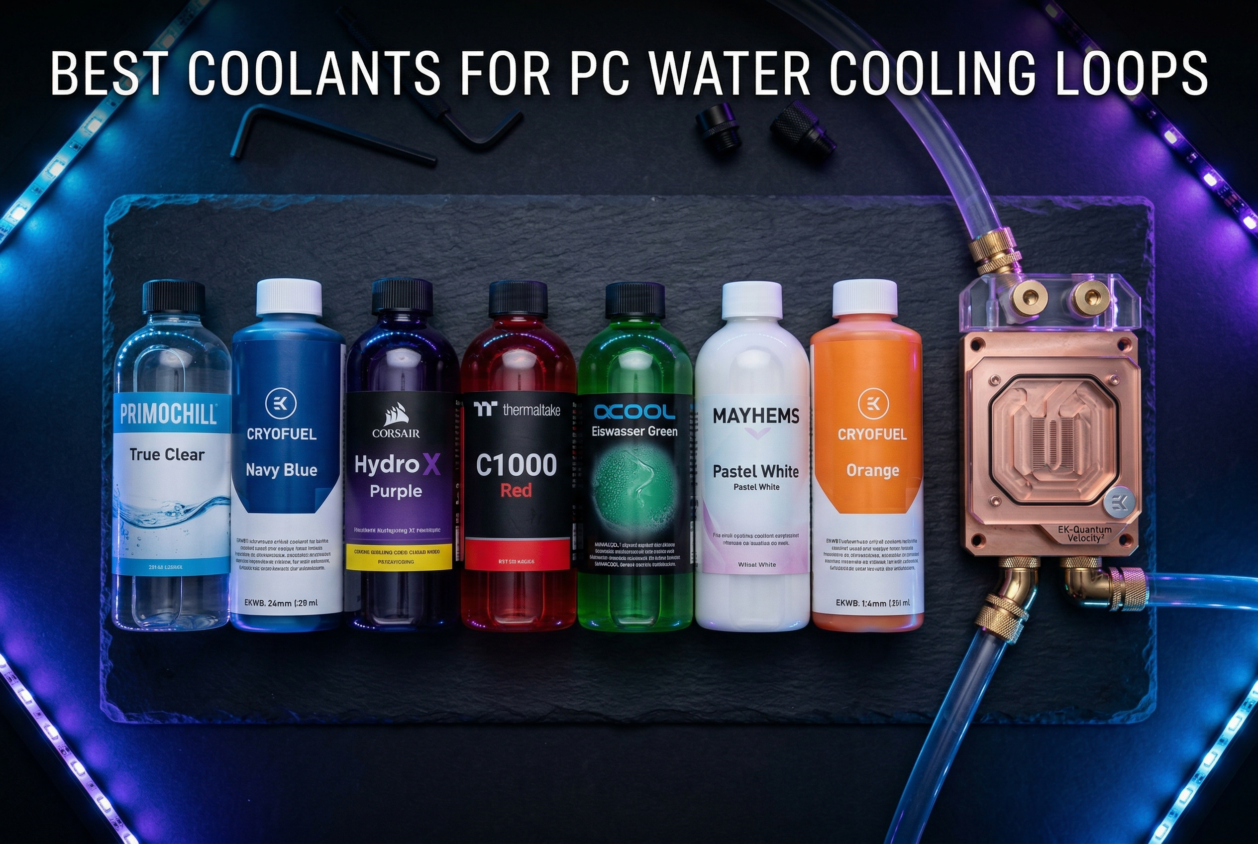 Best coolants for PC water cooling loops