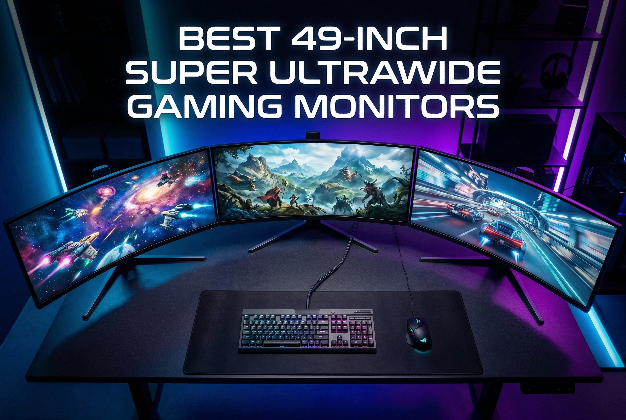 Best 49-inch super ultrawide gaming monitors