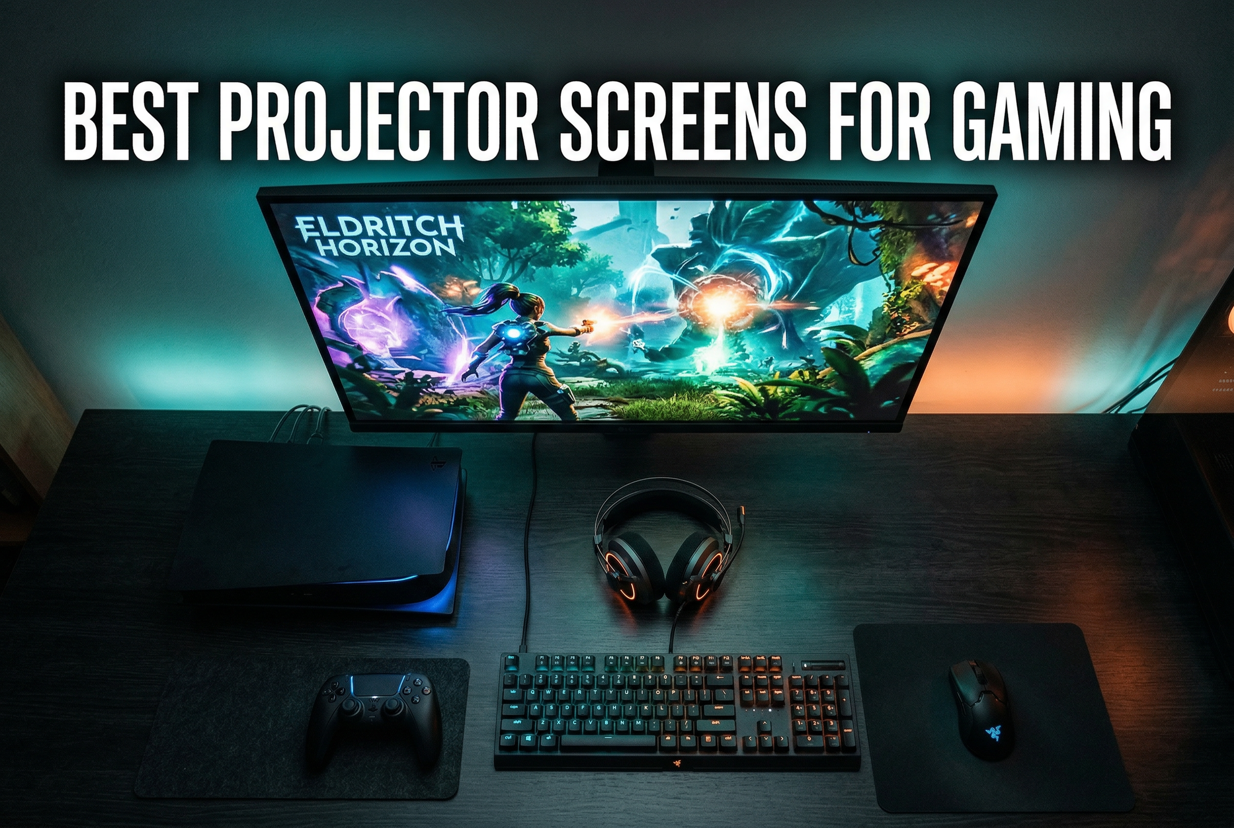 Best projector screens for gaming