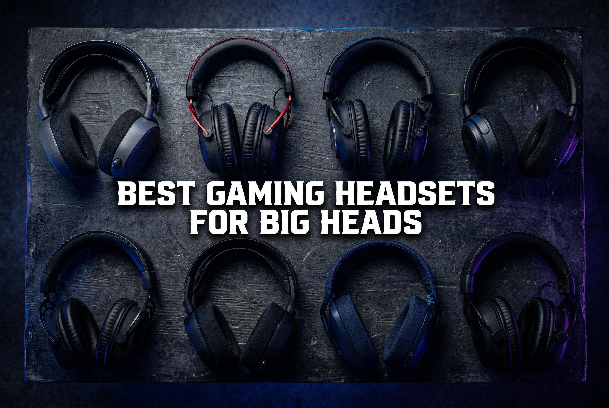 Best gaming headsets for big heads