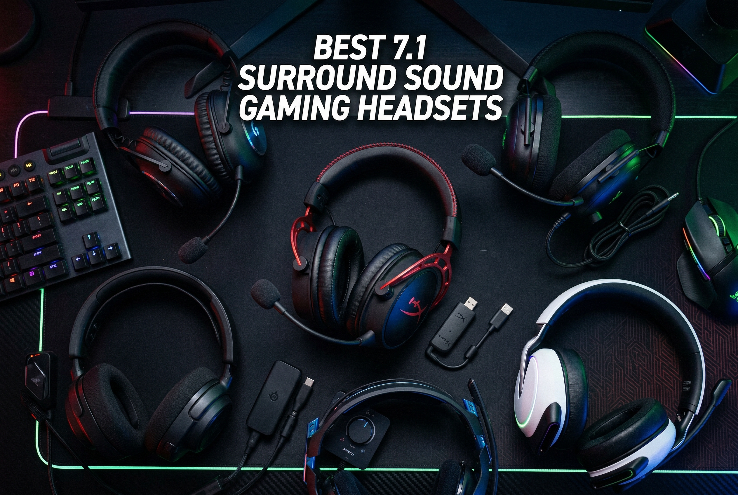 Best 7.1 surround sound gaming headsets
