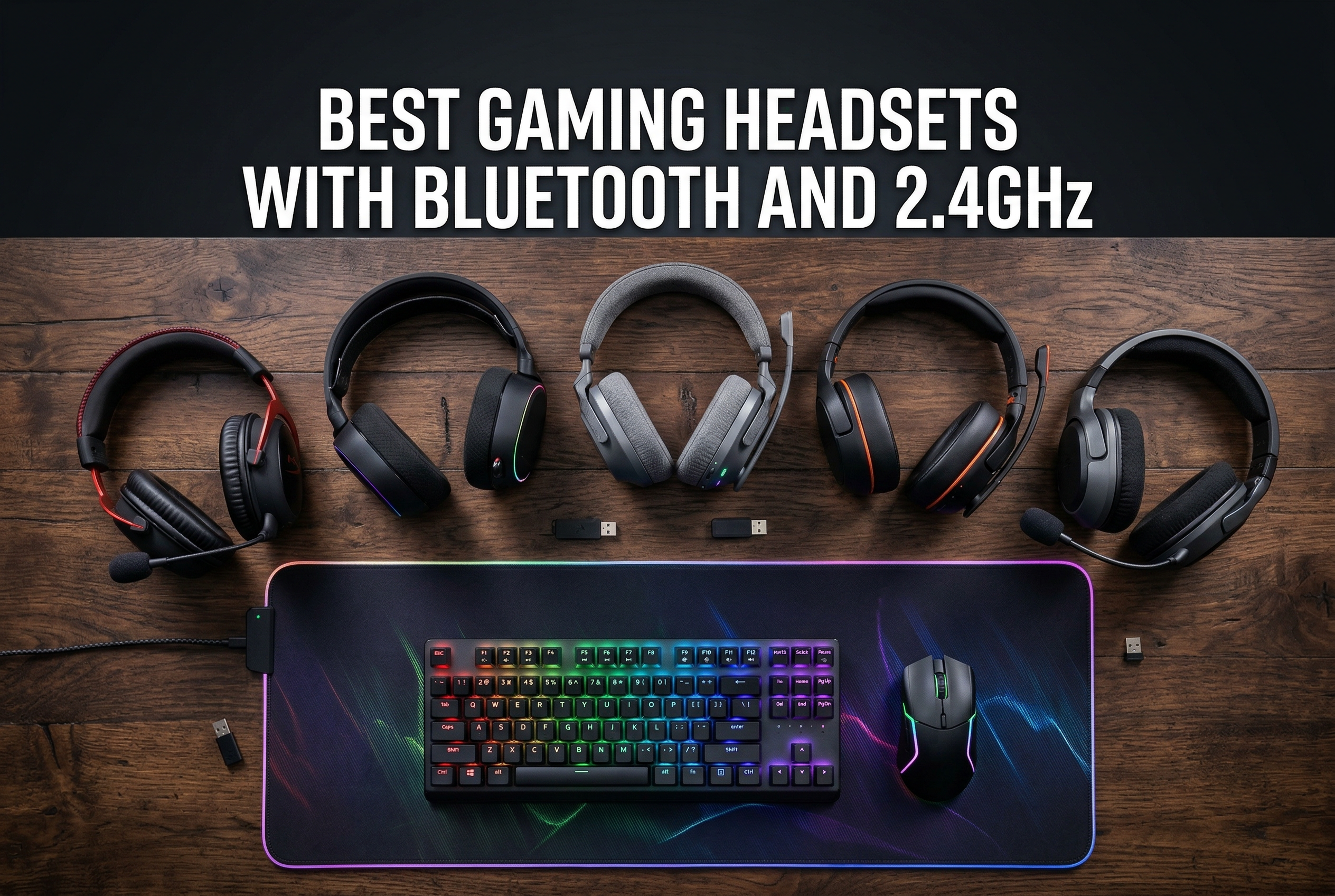 Best gaming headsets with Bluetooth and 2.4GHz