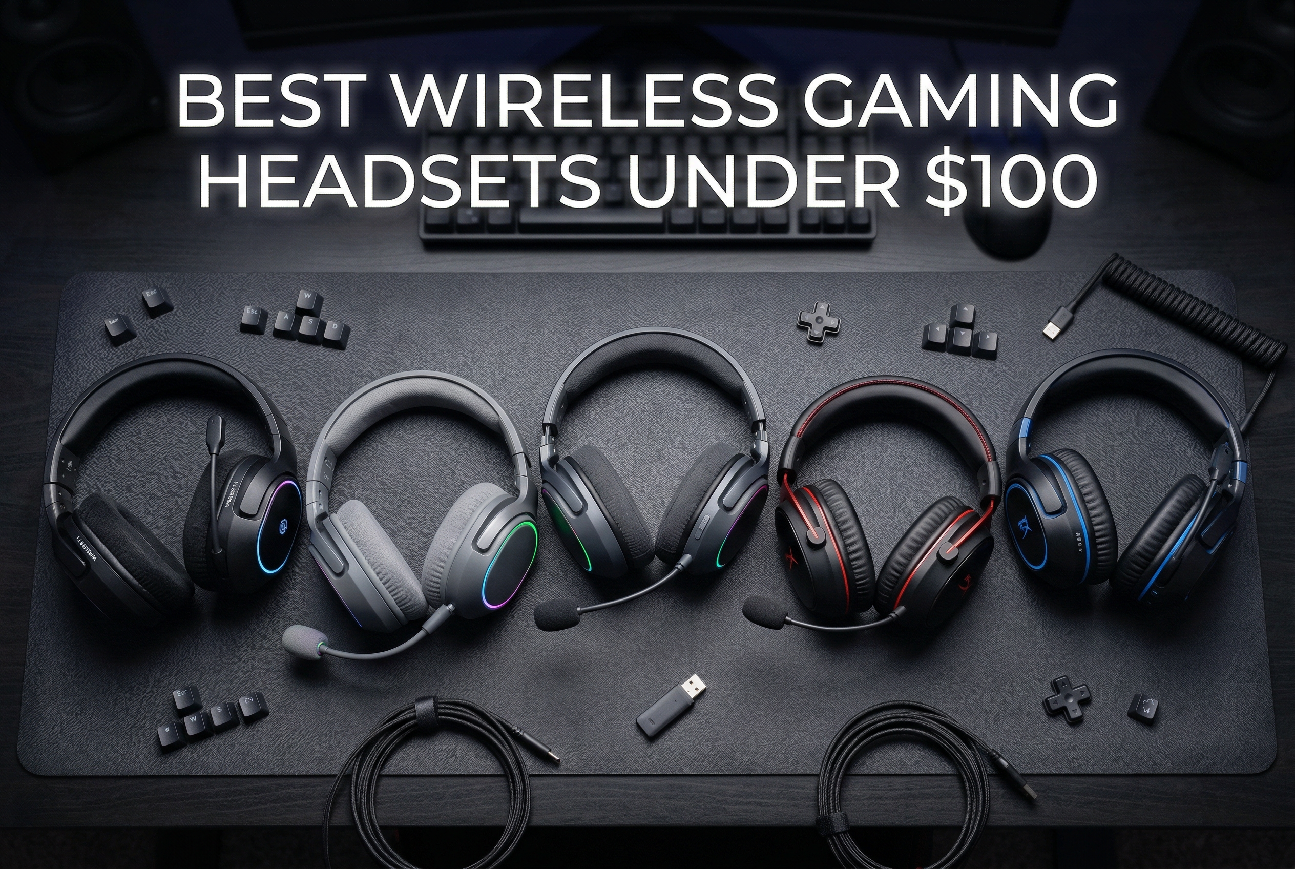 Best wireless gaming headsets under $100