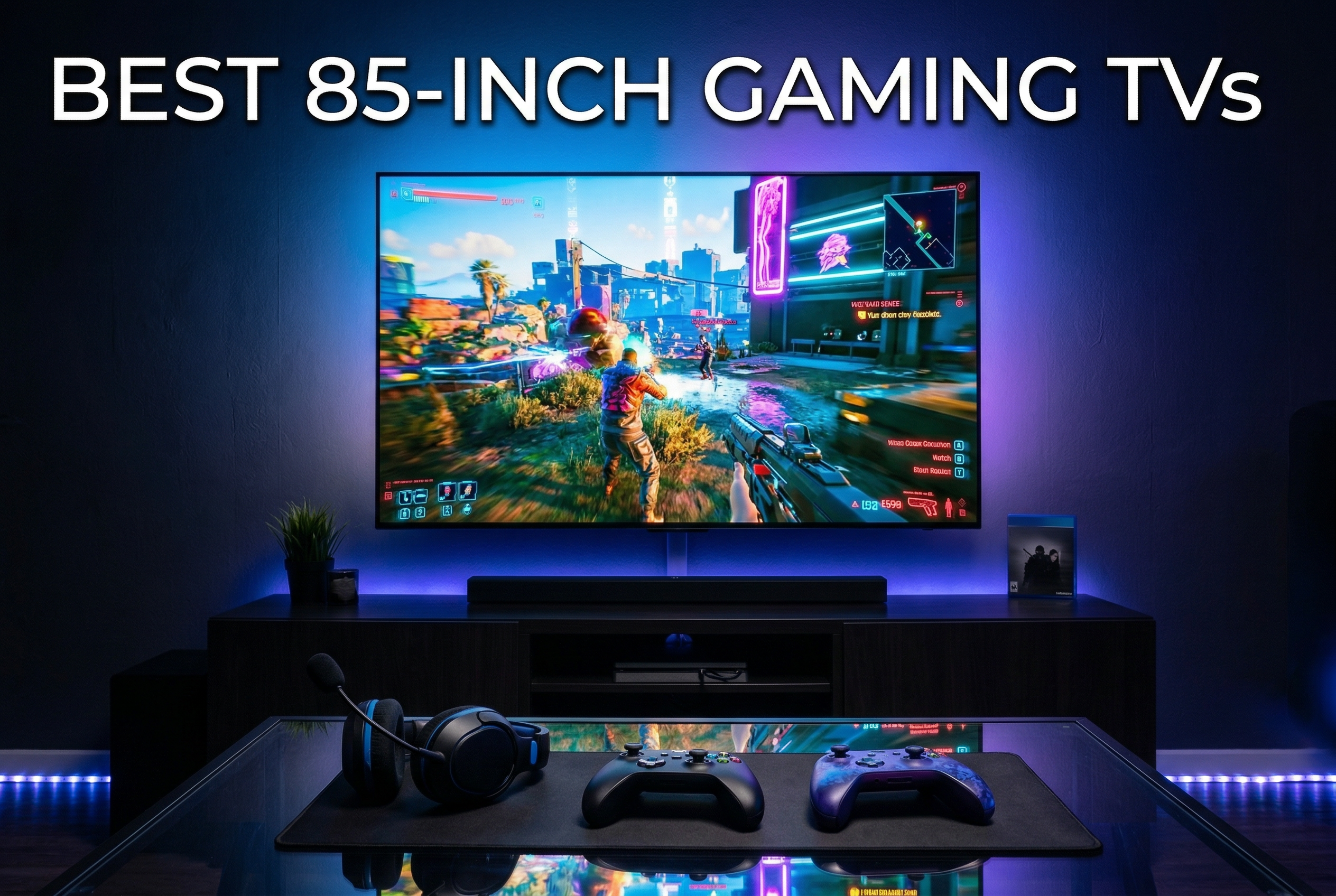 Best 85-inch TVs for gaming