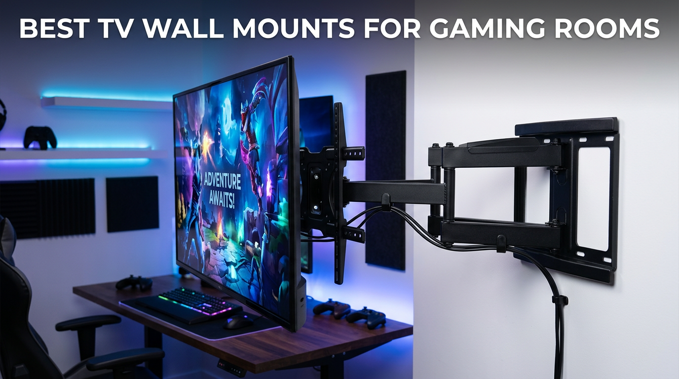 Best TV wall mounts for gaming rooms