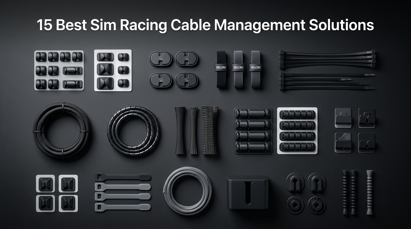 Best sim racing cable management solutions