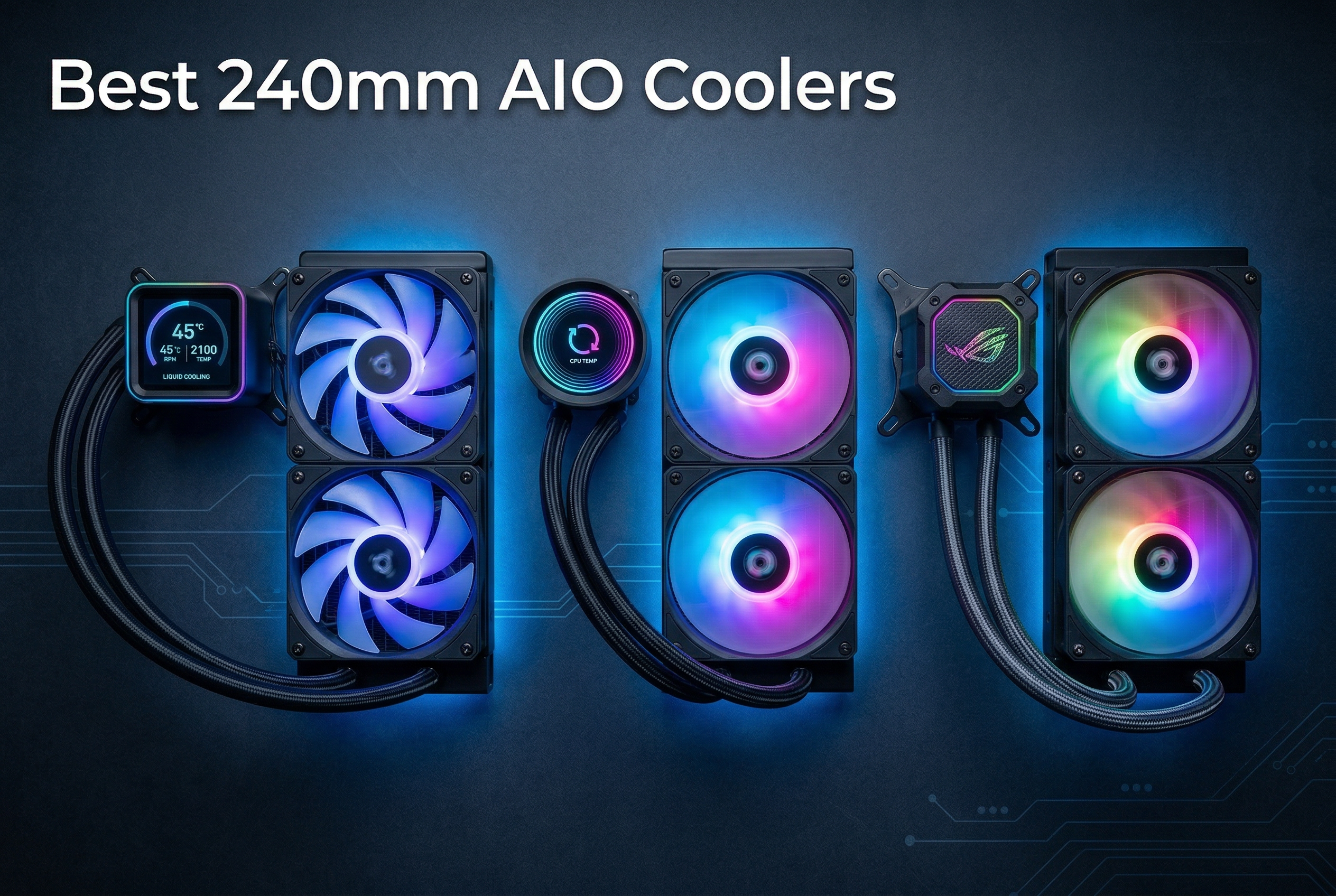 Best 240mm AIO coolers for gaming PCs