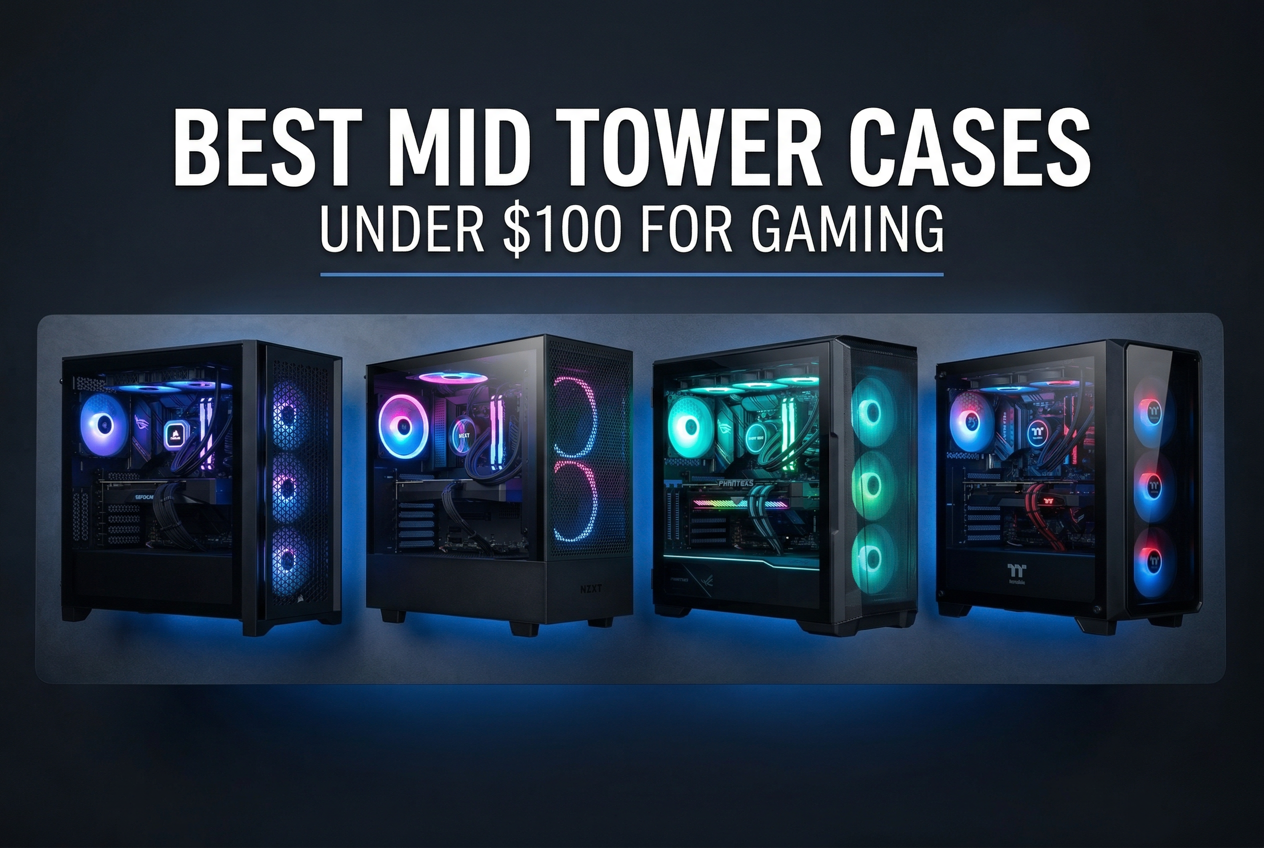 Best mid tower cases under $100 for gaming