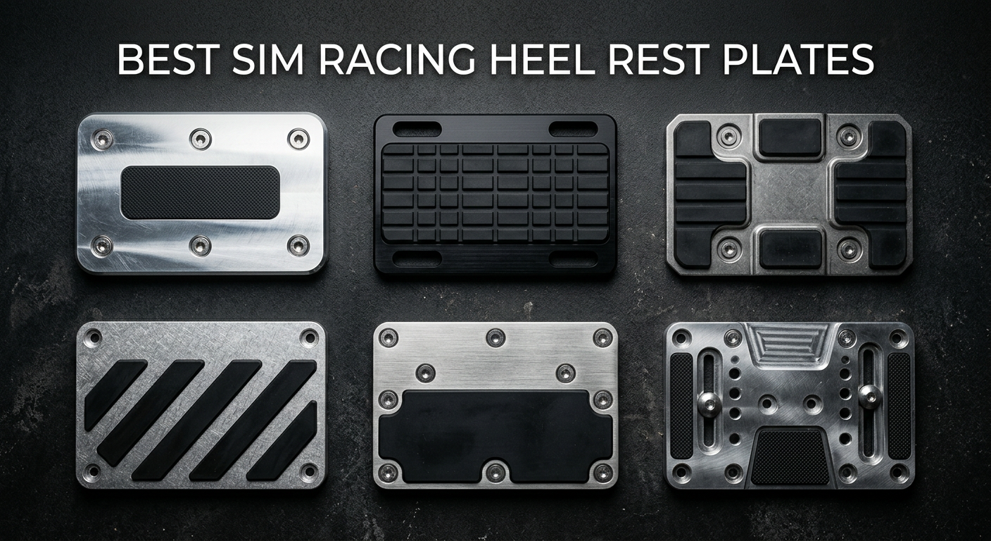 Best sim racing heel rest plates