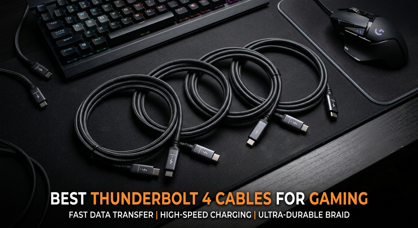 Best Thunderbolt 4 cables for gaming setups