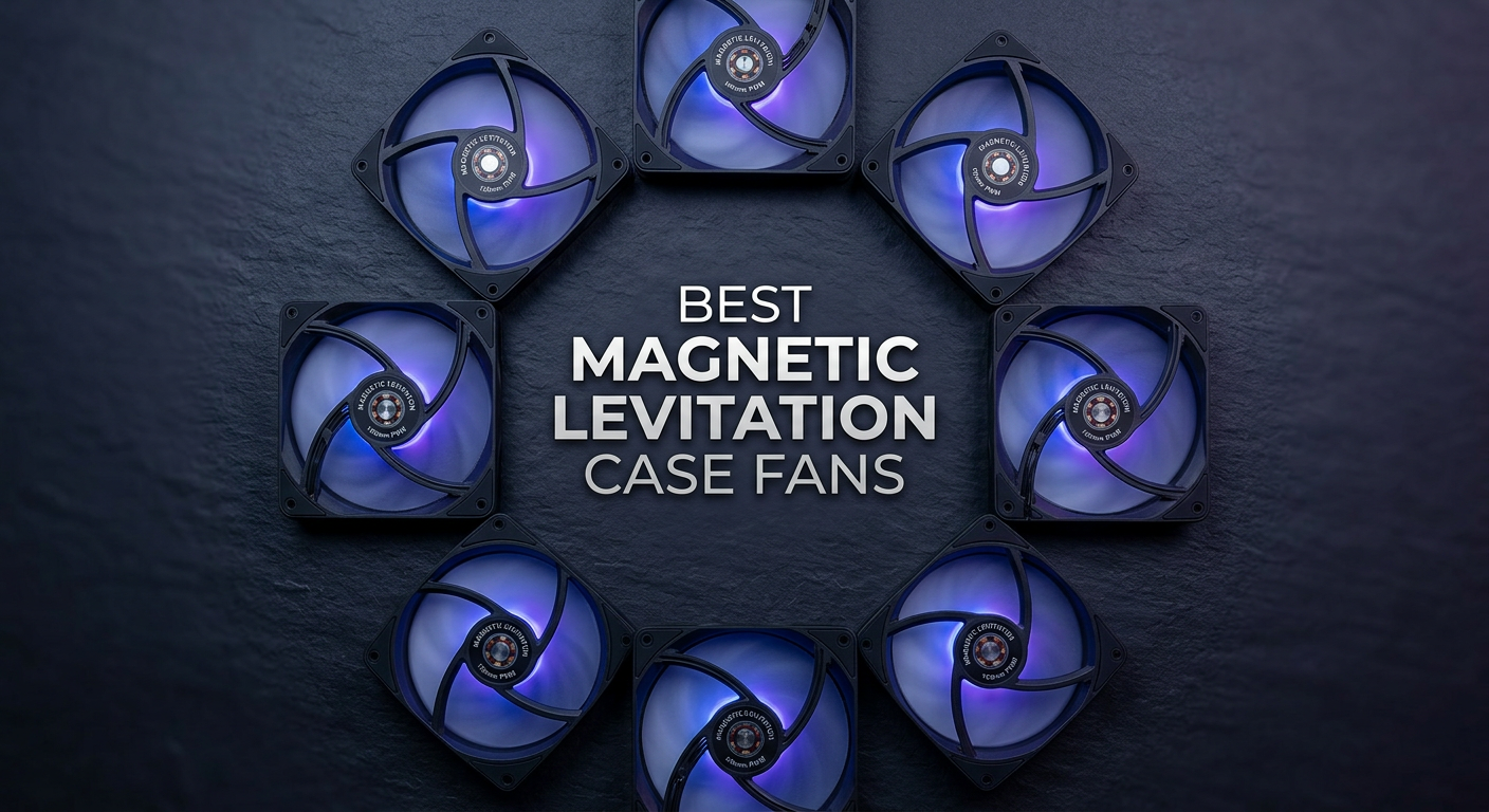 Best magnetic levitation case fans for gaming PCs
