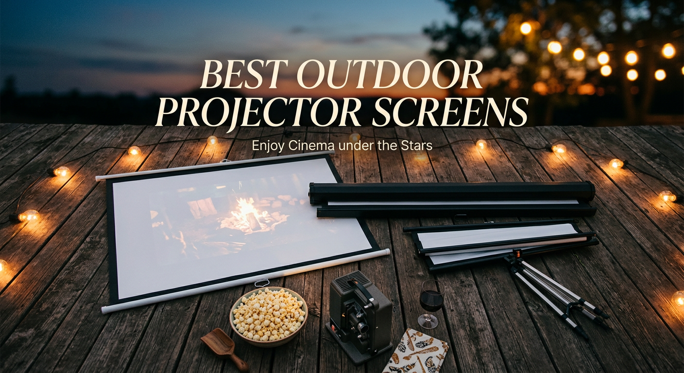 best outdoor projector screens