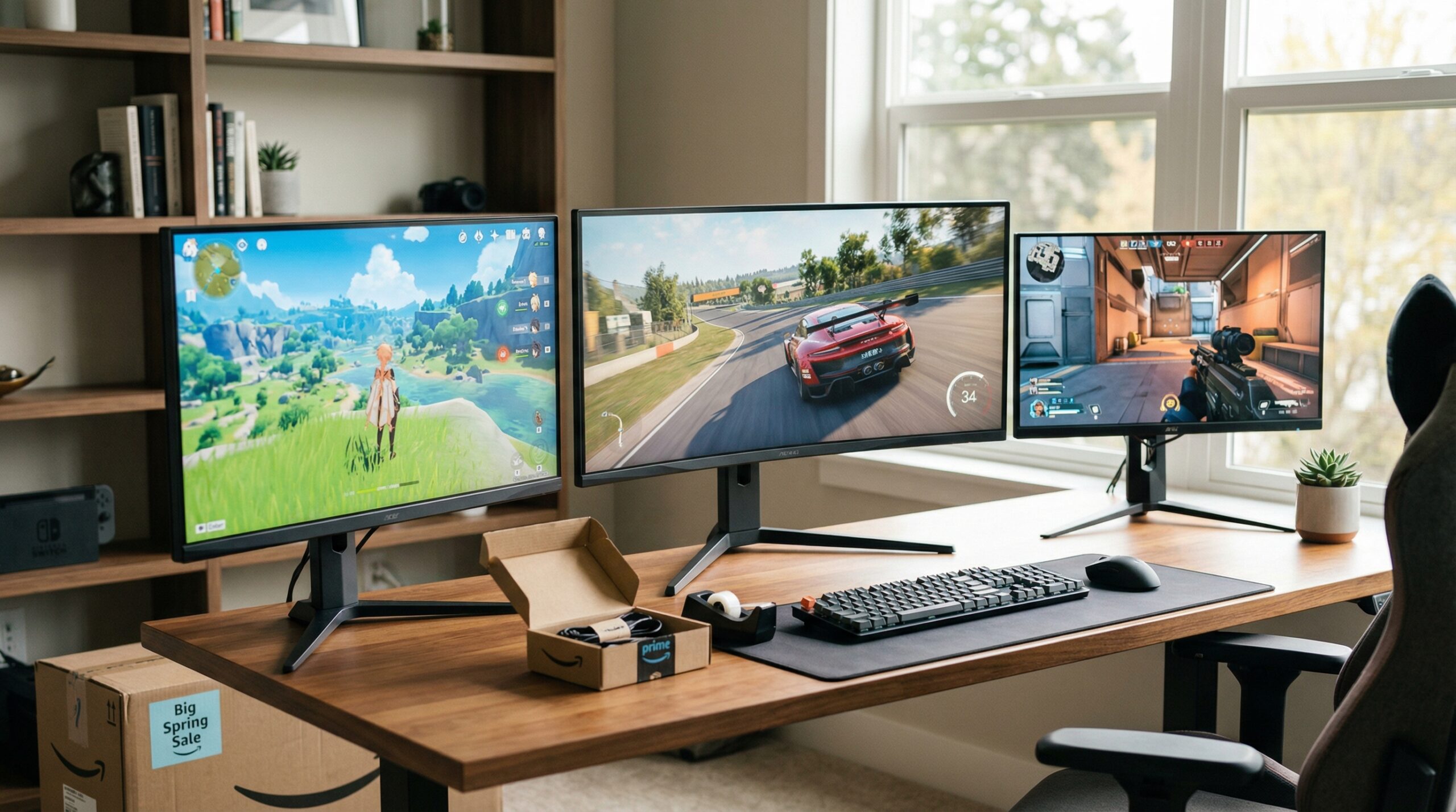 Best Big Spring Sale Gaming Monitor Deals on Amazon