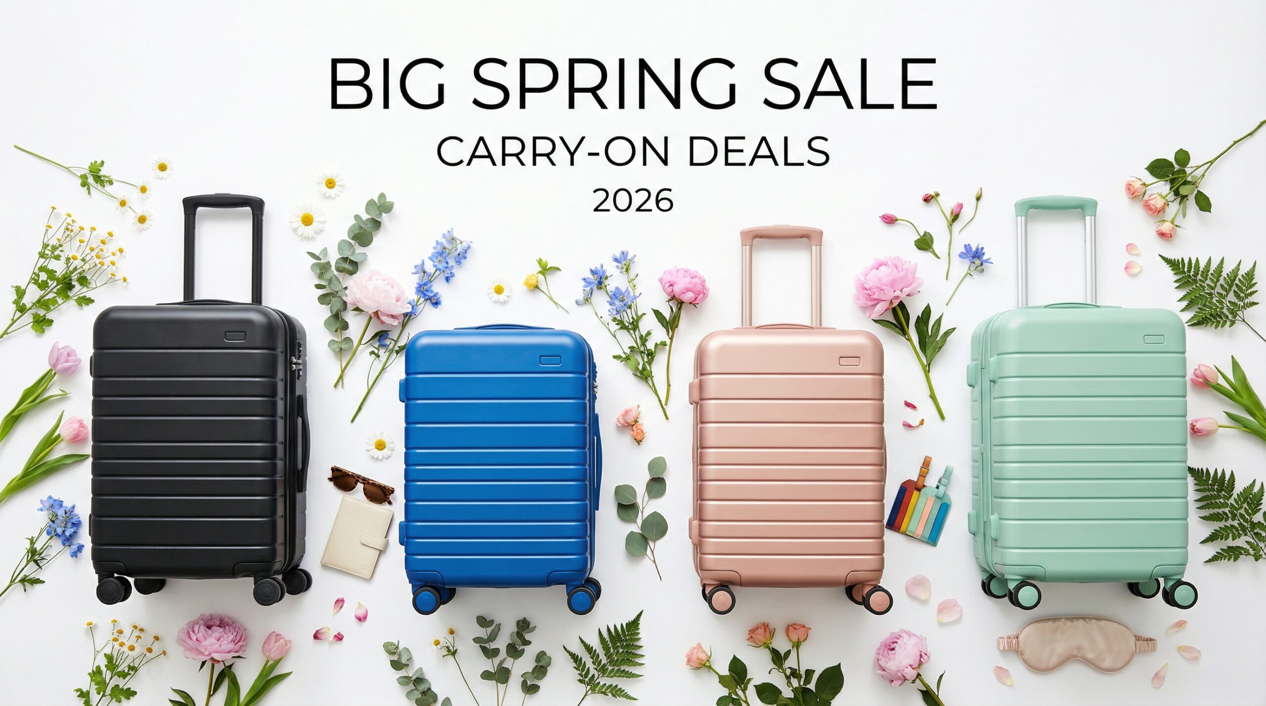 Best Big Spring Sale Carry-On Suitcase Deals on Amazon