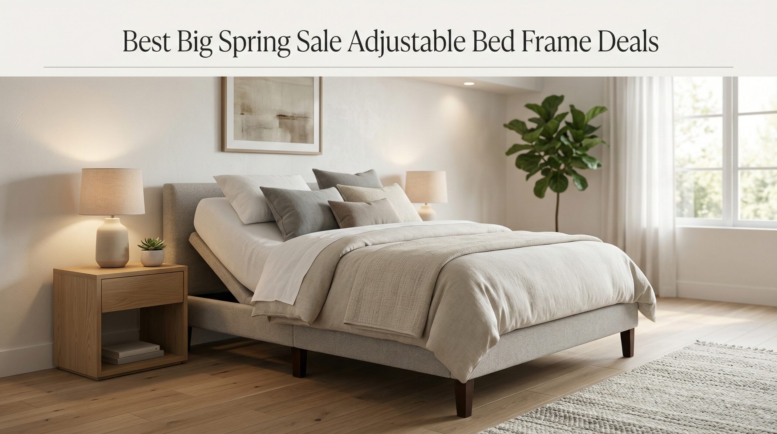 Best Big Spring Sale Adjustable Bed Frame Deals on Amazon