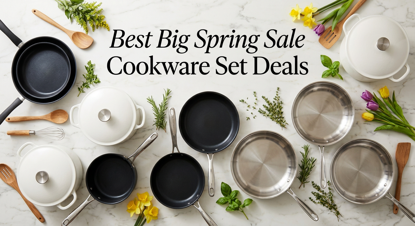 Best Big Spring Sale Cookware Set Deals on Amazon