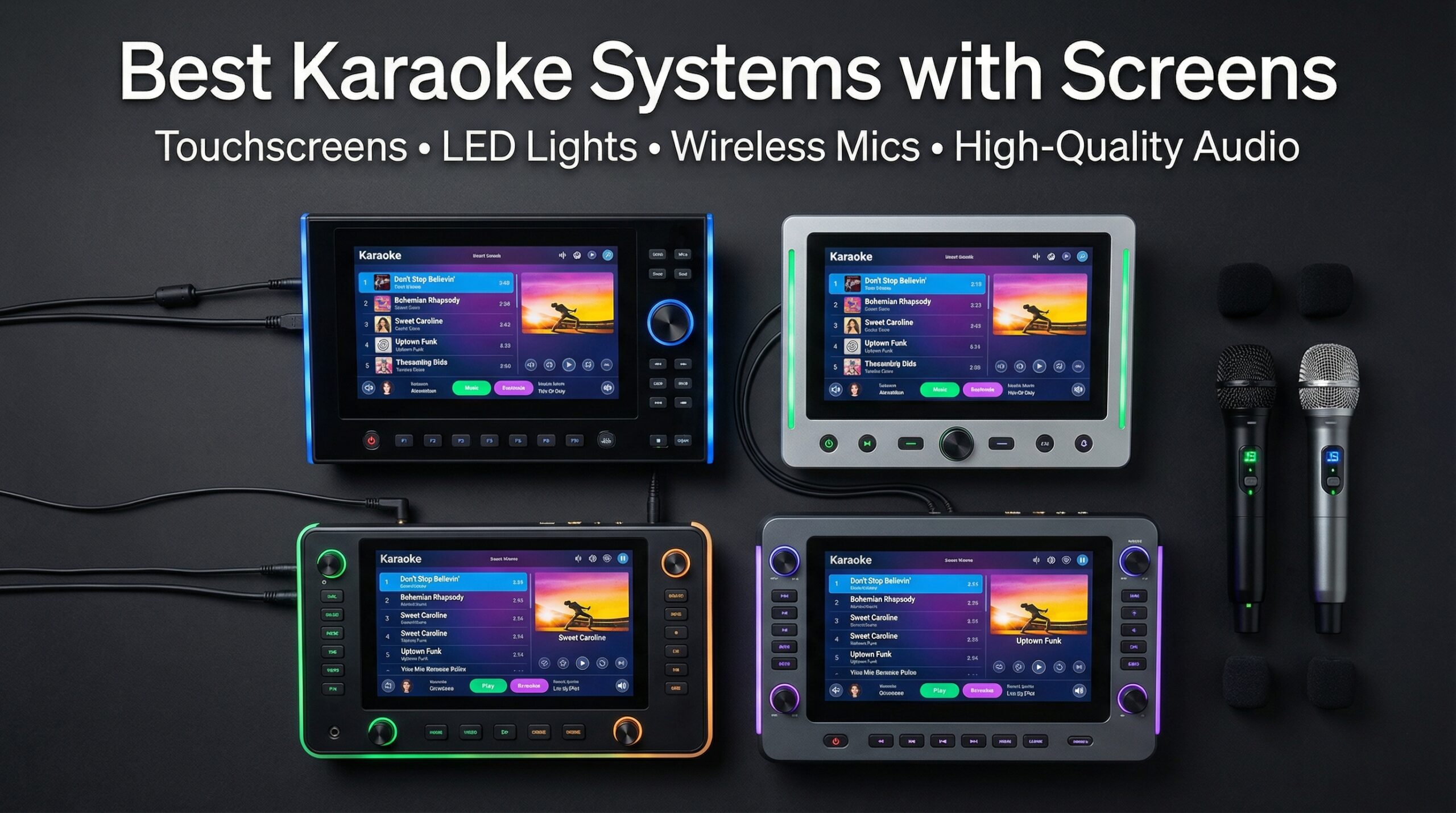 best karaoke systems with screens