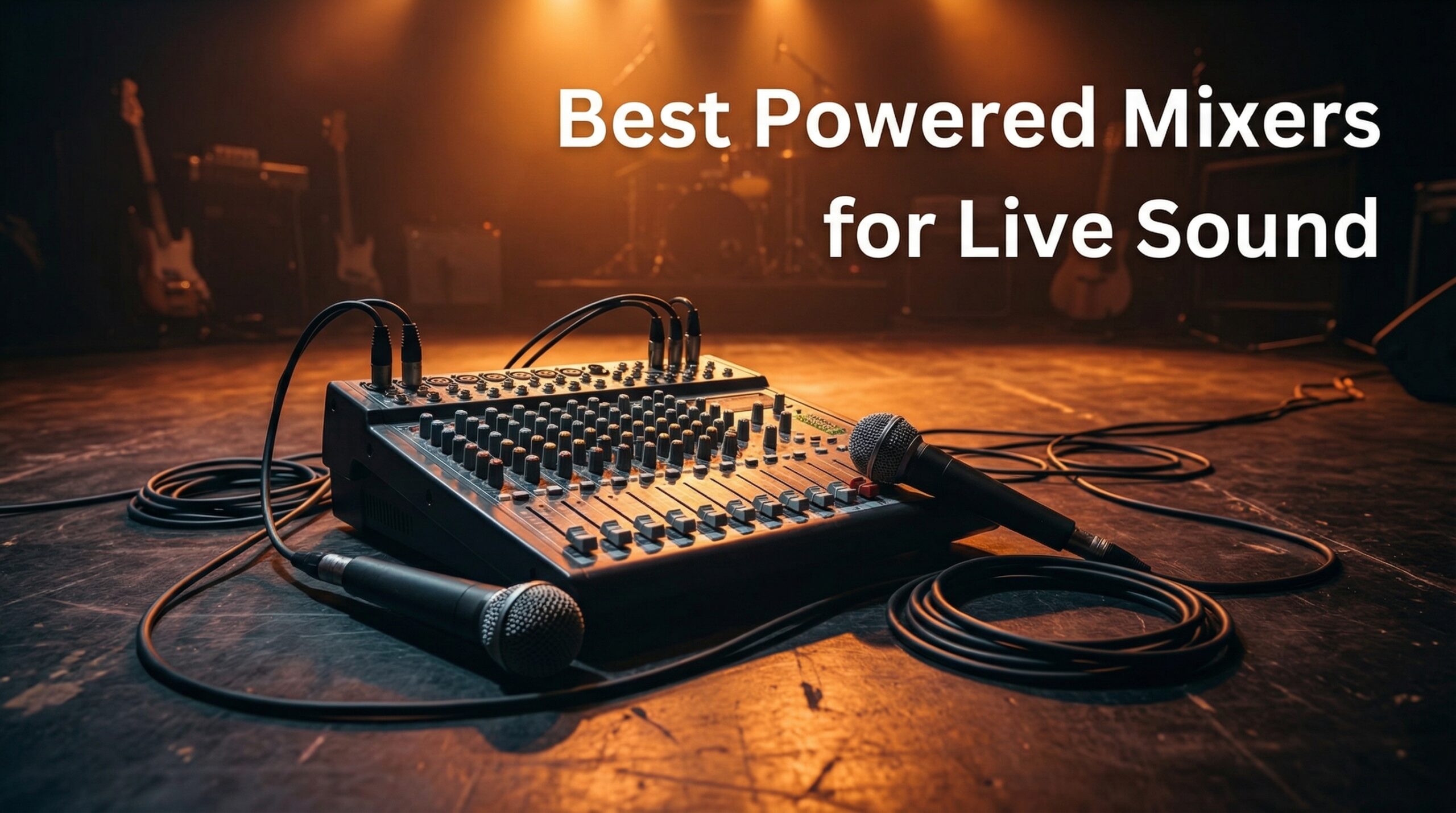 best powered mixers for live sound