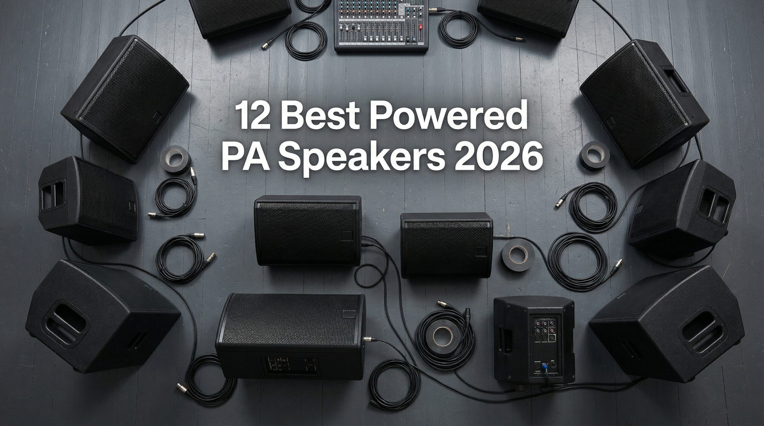 best powered pa speakers