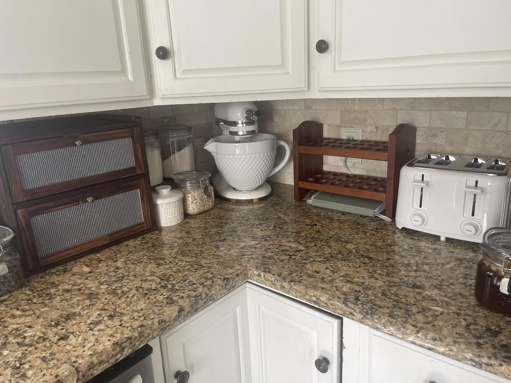 KitchenAid Artisan Series 5 Quart Tilt Head Stand Mixer with Pouring Shield KSM150PS, Almond Cream customer photo 2