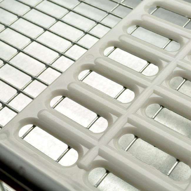 MidWest Homes for Pets Medium Wabbitat Rabbit Cage, Grid Mesh Floor, Removable Tray, Top & Front Door Access, Rust Resistant Finish, No Tools Required customer photo 1