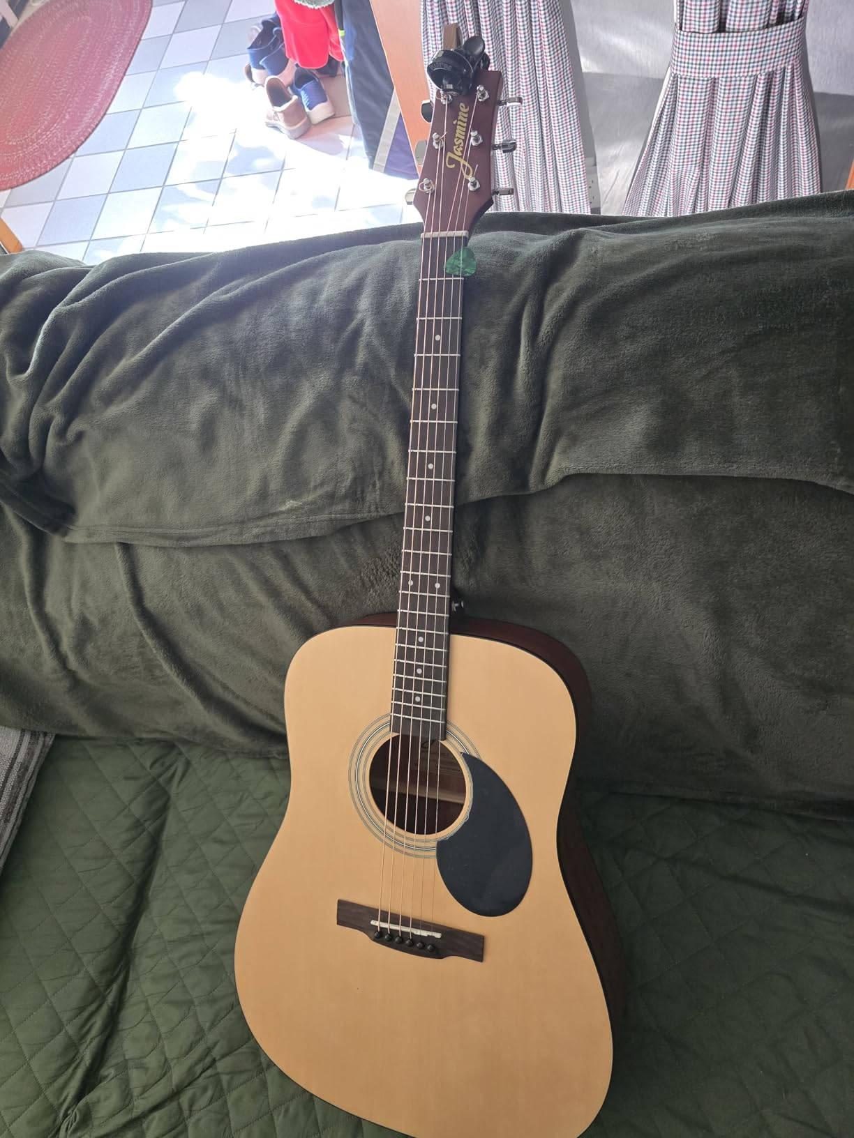 Jasmine S35 Dreadnought Acoustic Guitar Strings 6, Rosewood Fingerboard, Advanced X Bracing - Full-Size Guitar for Beginners - Natural Finish customer photo 1