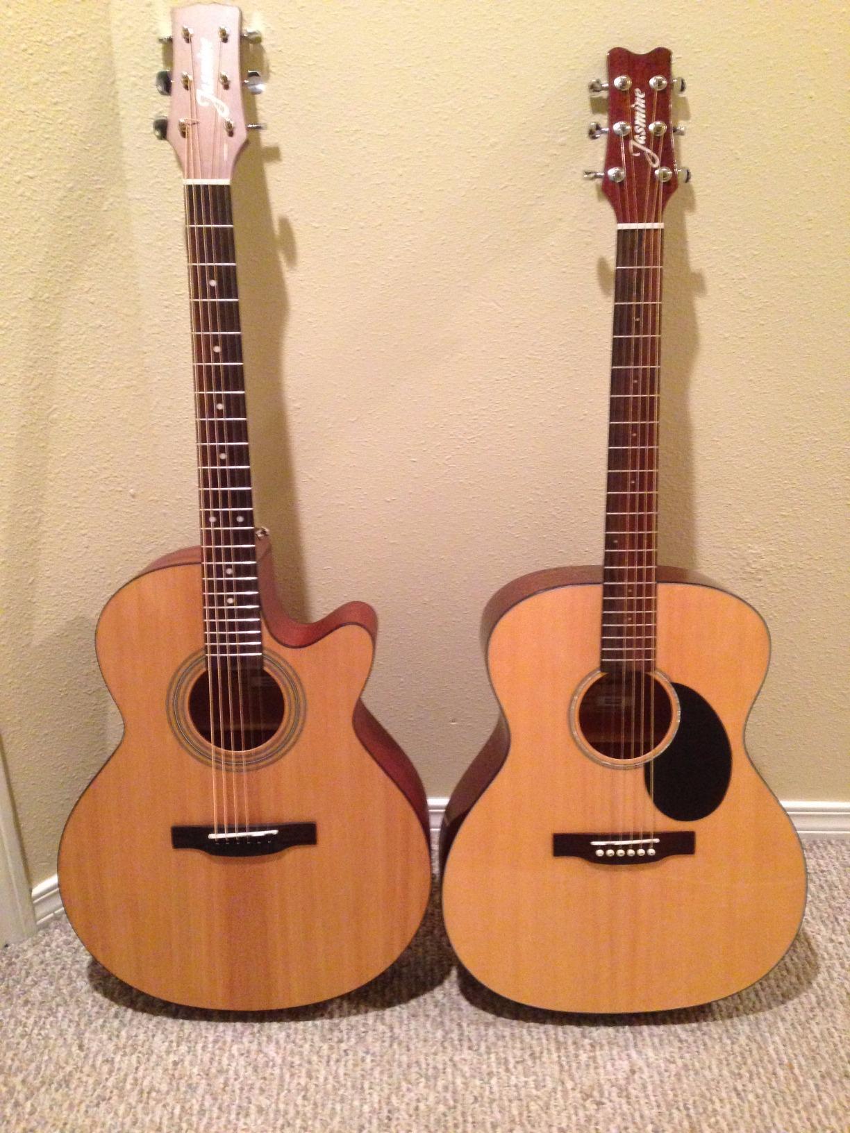 Jasmine S34C Orchestra Acoustic Guitar, Spruce Top, Sapele Back & Sides, Natural Finish customer photo 2