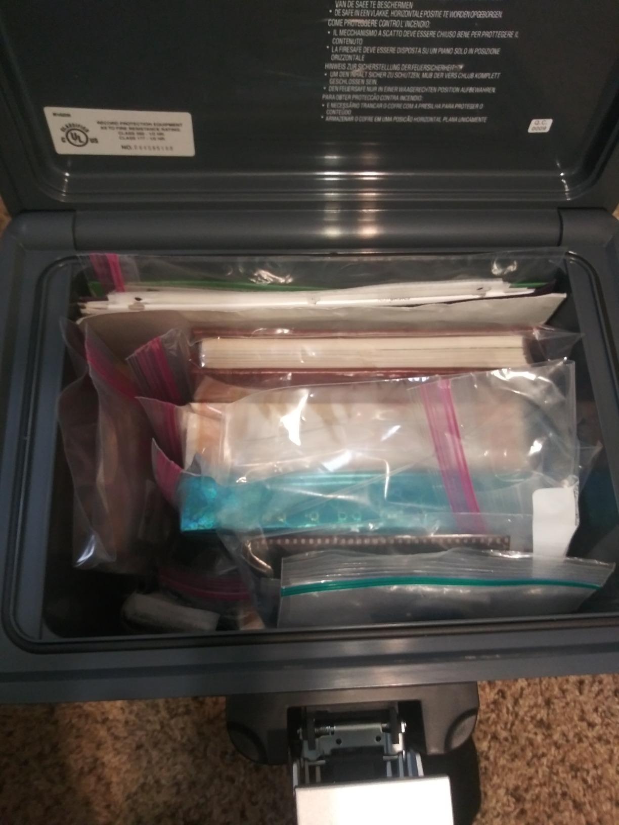 First Alert 2037F Water and Fire Protector File Chest, 0.62 Cubic Feet customer photo 1