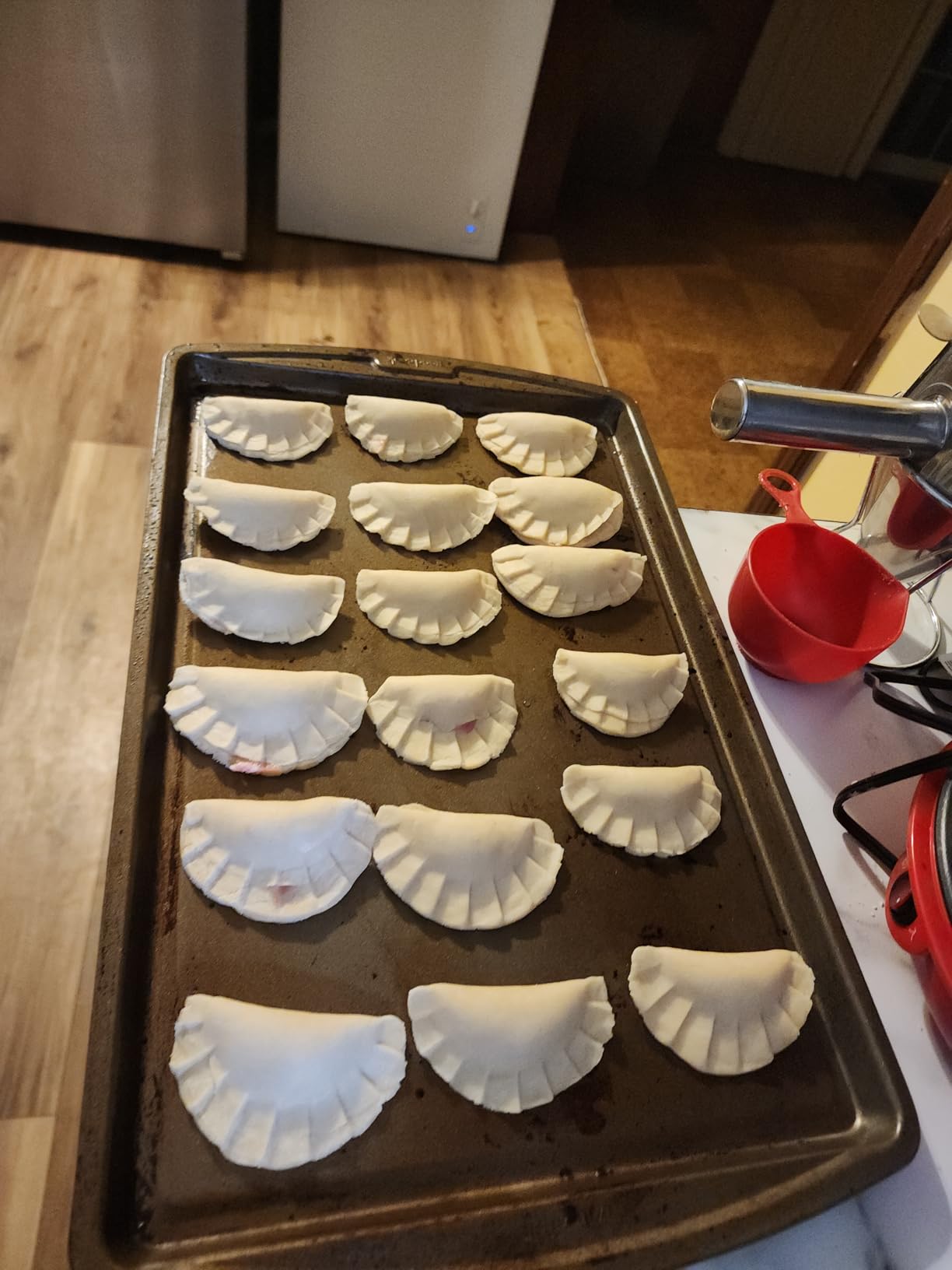 Helen's Asian Kitchen Dumpling Press, BPA Free, White, 4-Inch Diameter customer photo 2