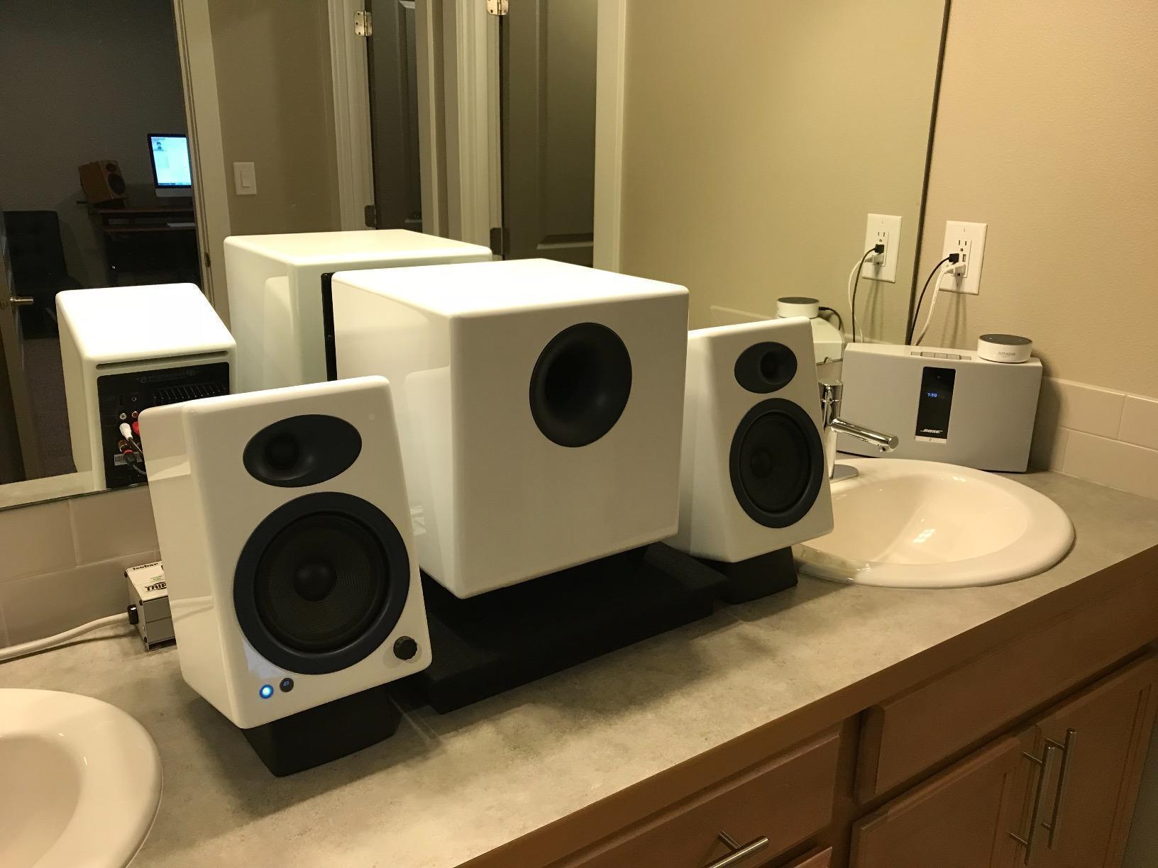 Audioengine S8 Powered Subwoofer - 8 Inch Down Firing, 250W, Wireless Ready customer photo 2