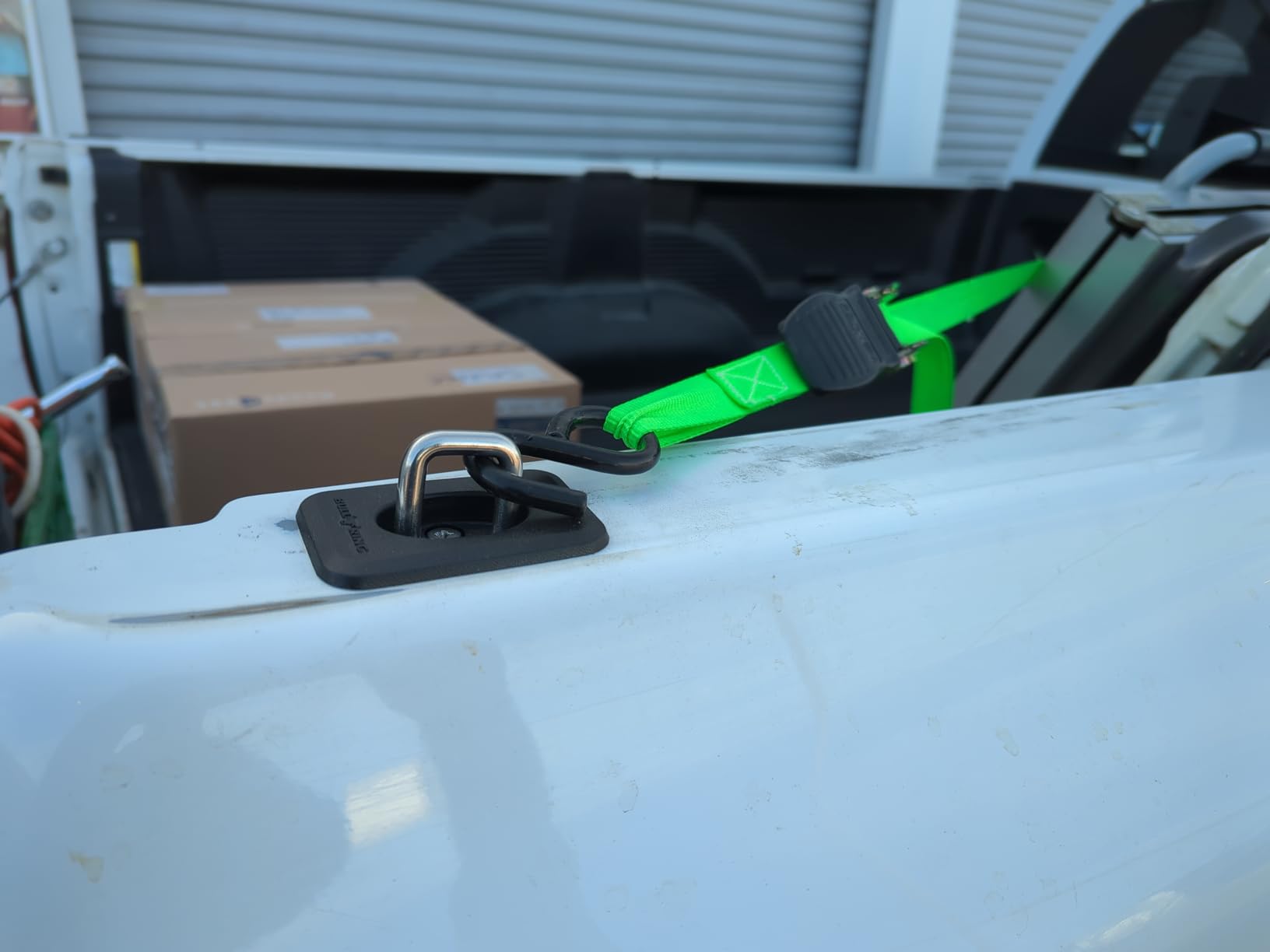 Bull Ring Classic Raised Fit Retractable Tie Down Anchors for '98-14 Ford F150, 98-16 Ford Super Duty, 88-13 Chevrolet Silverado and GMC Sierra, 95-08 Dodge RAM (1 Pair) customer photo 1