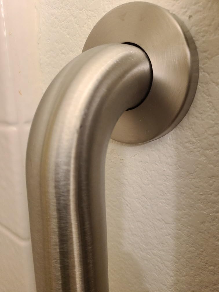 Moen Polished Stainless Bathroom Safety 24-Inch Shower Grab Bar with Concealed Screws for Handicapped or Elderly, R8924 customer photo 2