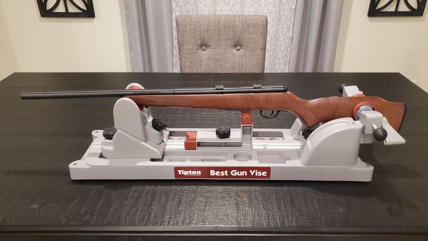 Tipton Best Gun Vise with Secure Adjustable Cradle, Storage Compartments for Cleaning, Gunsmithing and Firearm Maintenance customer photo 1
