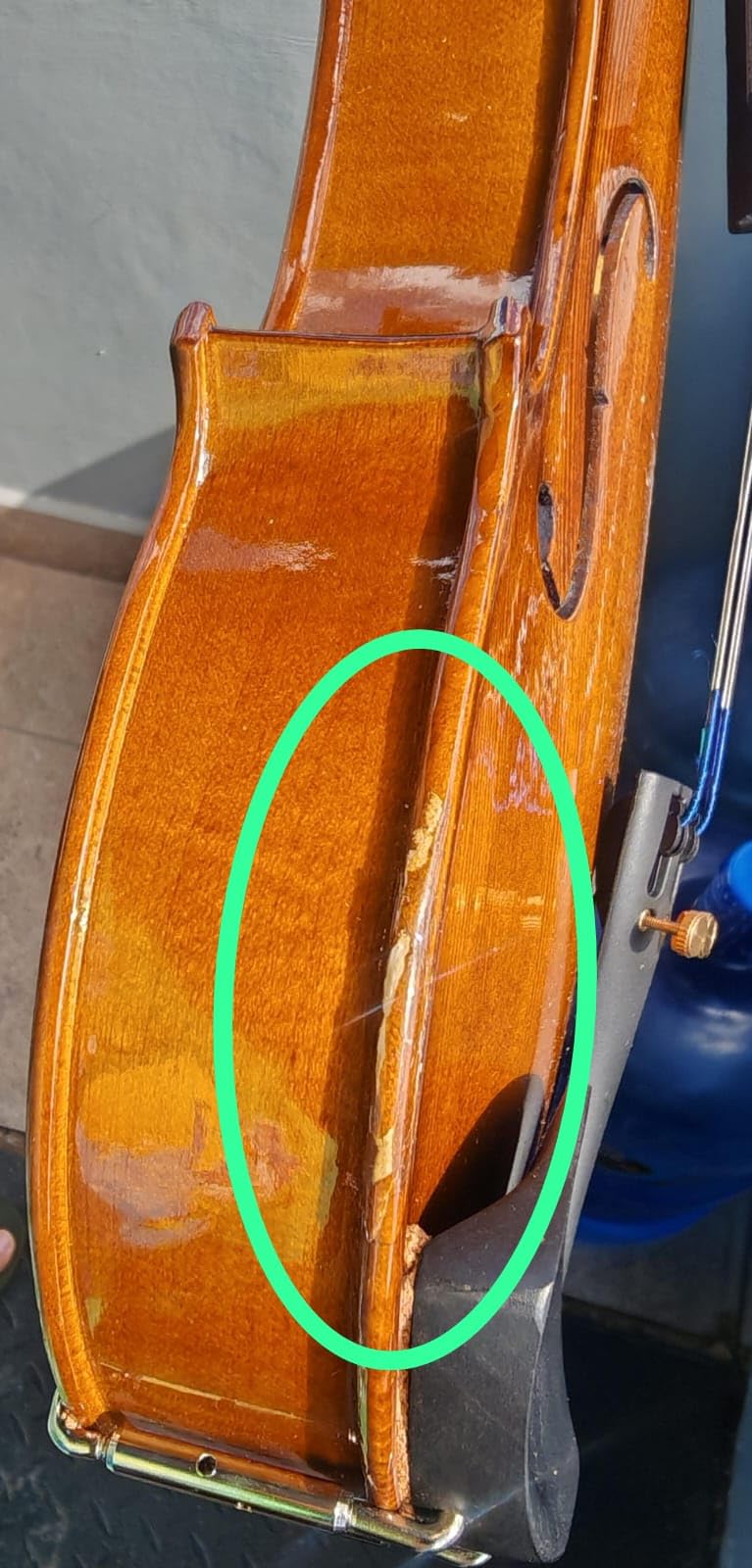 Cremona SV-175 Premier Student Violin Outfit - 3/4 Size - Hand-Carved Spruce & Maple, Ebony Fittings, US-Made Prelude Strings customer photo 2