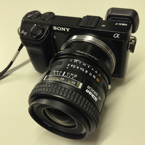 Fotodiox Lens Mount Adapter - Nikon Nikkor F Mount G-Type D/SLR Lens to Sony Alpha E-Mount Mirrorless Camera Body (NikG-SnyE) customer photo 1