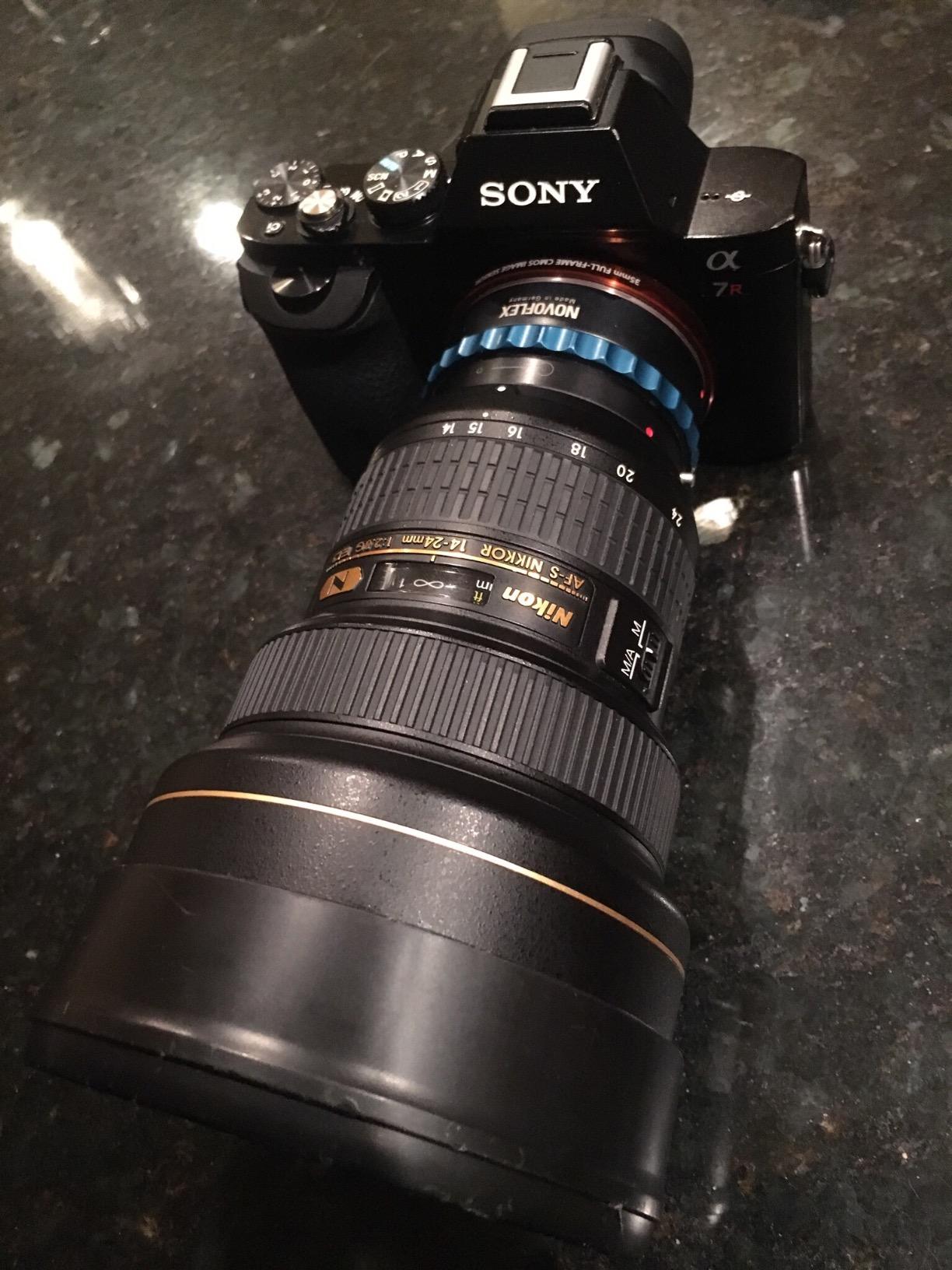 Novoflex Adapter Compatible with Sony E-Mount Camera Body to Nikon Lenses (NEX/NIK) customer photo 1