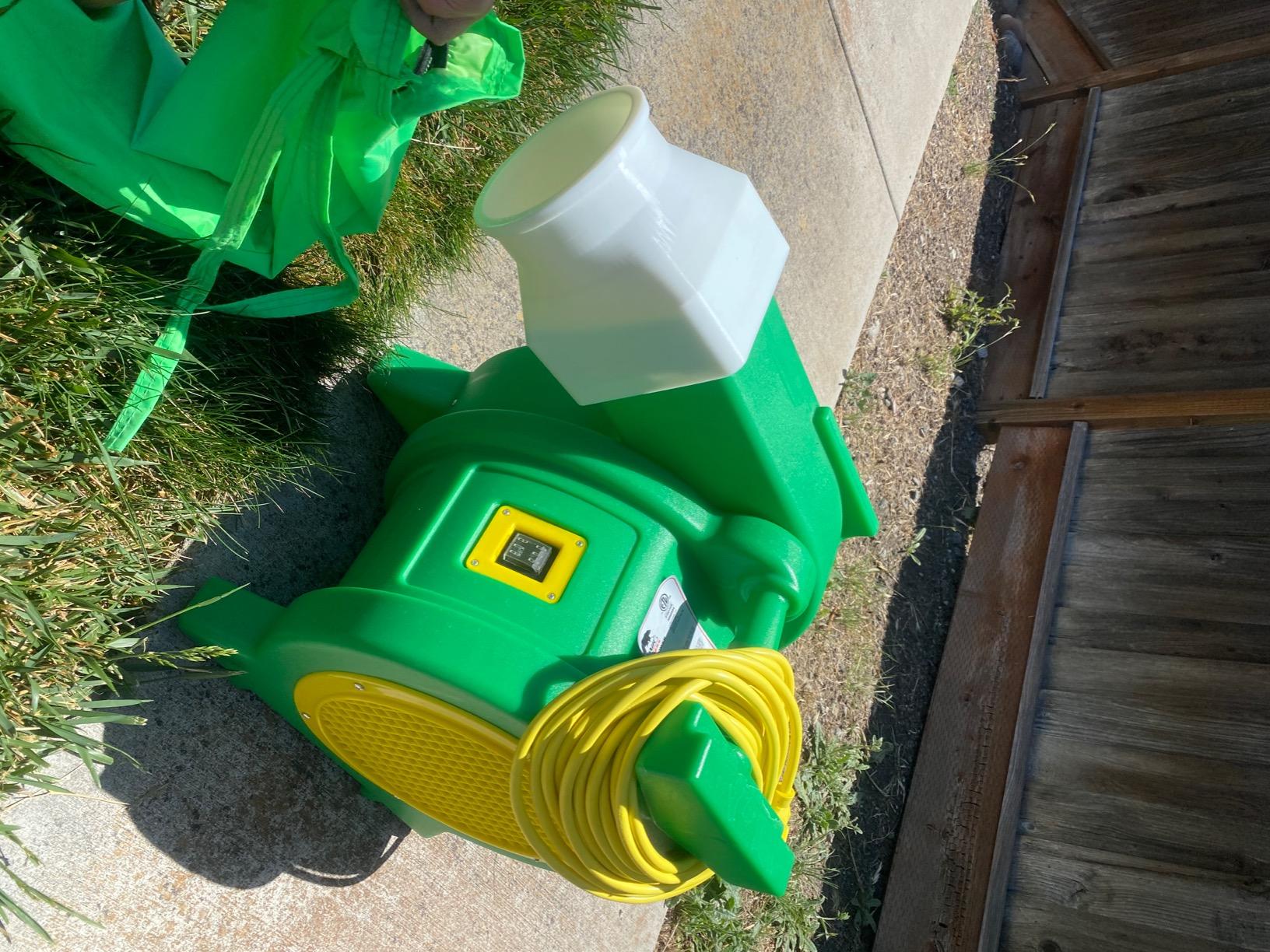 B-Air Kodiak 1 HP Air Blower | Powerful Bounce House Blower Fan for Large Inflatable Bounce House, Bouncy Castle and Slides customer photo 1