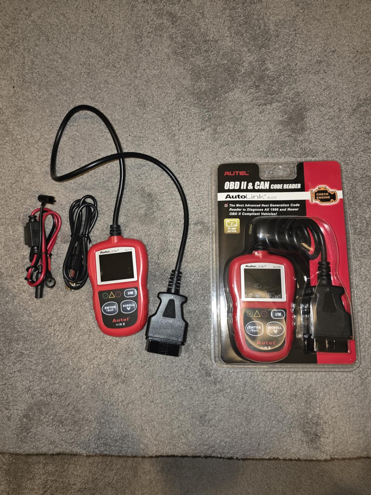 Autel Professional OBD2 Scanner AL319 Code Reader, Enhanced Check and Reset Engine Fault Code customer photo 1