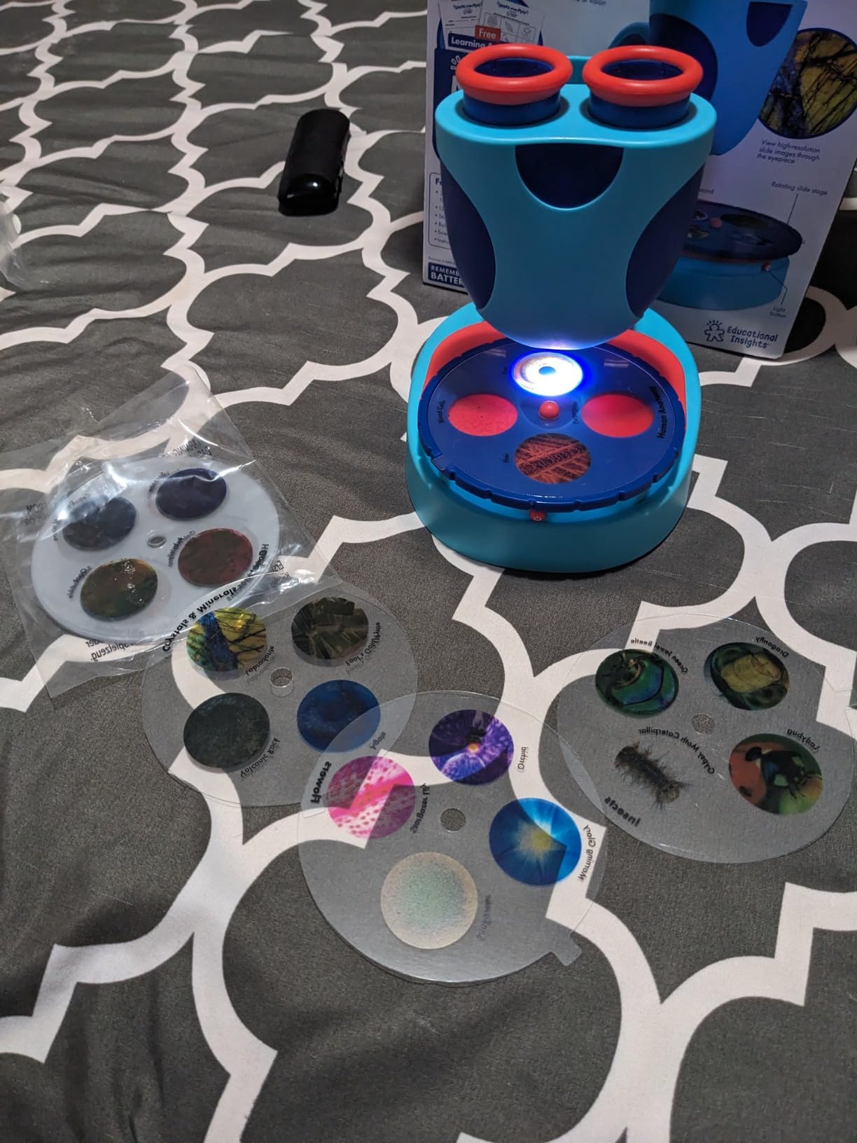 Educational Insights GeoSafari Kidscope - STEM Toys for Kids, Toddler Learning Toys, Kids Microscope with Prepared Slides, Science Set for Boys and Girls Ages 5+ customer photo 2