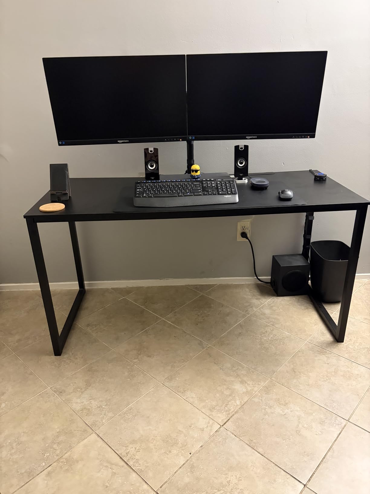VIVO Dual Monitor Desk Mount, Holds 2 Computer Screens up to 30 inches and 22lbs Each, Heavy Duty Fully Adjustable Steel Stand customer photo 1