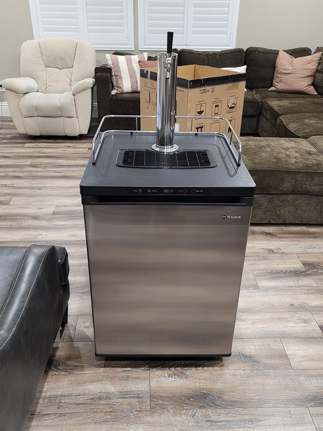 Kegco K309SS-1 Keg Dispenser, Stainless Steel, Single Faucet customer photo 2