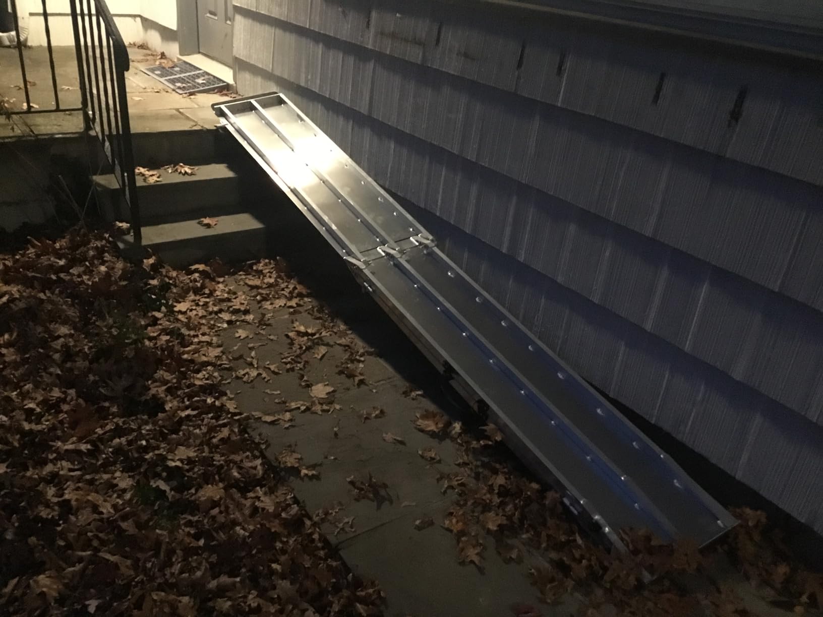 9' Portable Wheelchair Ramp for Home Steps & Entry, 600 lb Capacity, Folding, Non-Slip, for Scooter, Walker, Rollator, Silver Spring customer photo 1